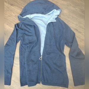 AKRIS zip up reversible cardigan silk/cashmere